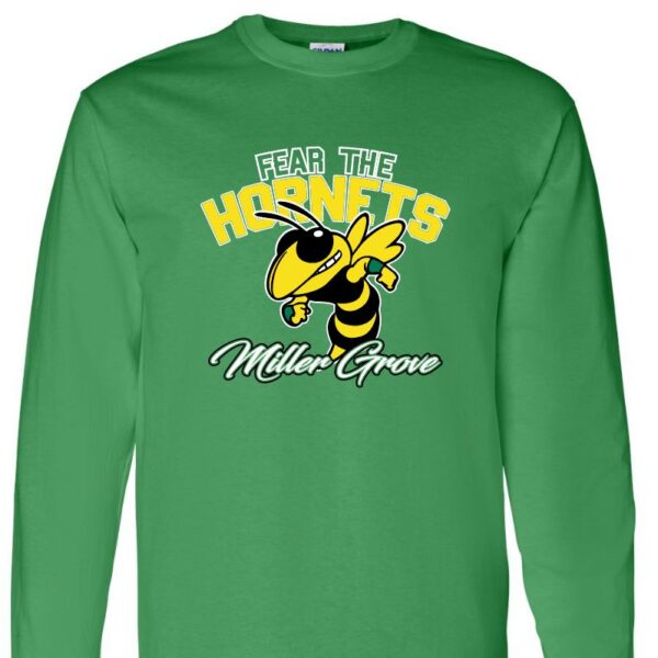 Miller Grove Long Sleeve Green T-Shirt