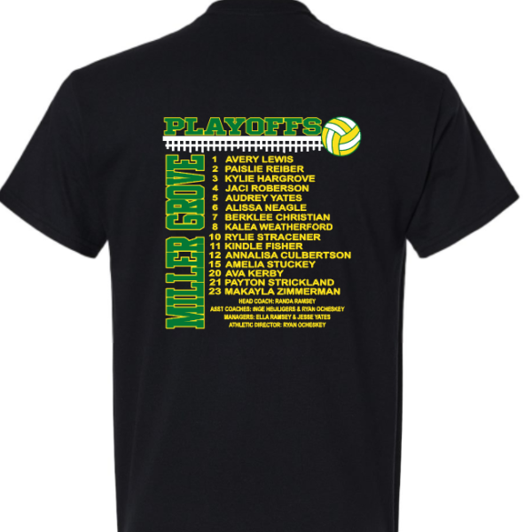 Miller Grove Volleyball Playoffs Shirt