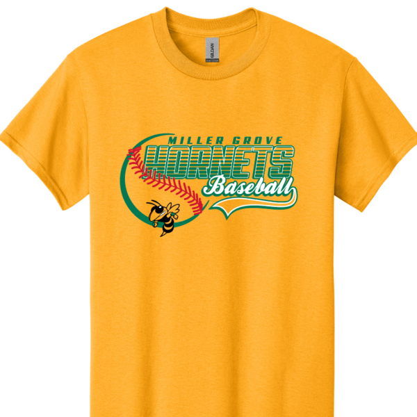 Miller Grove Hornets Gold Baseball